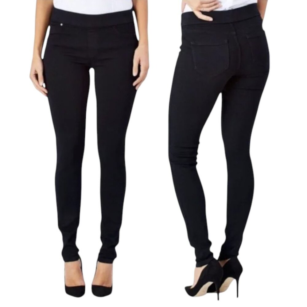 Liverpool Jeans Company Women's Black Denim Leggings Size 4/27 Skinny Jeans